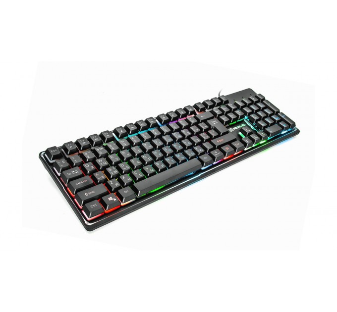 REAL-EL Клавіатура REAL-EL Comfort 7011 Backlit Ukr Black