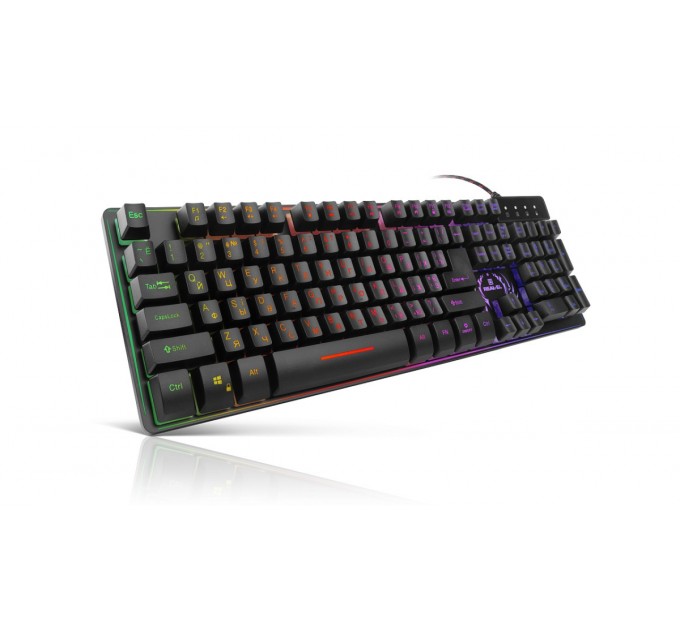 REAL-EL Клавиатура REAL-EL Comfort 7090 Backlit Black (EL123100031)