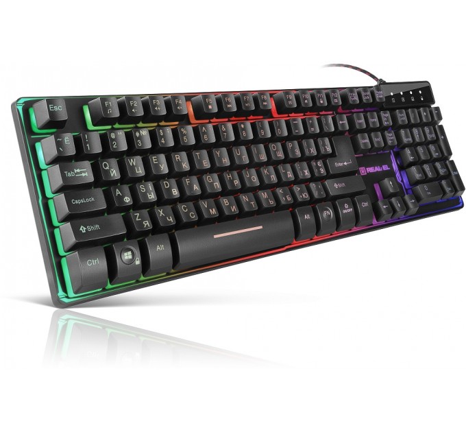 REAL-EL Клавіатура REAL-EL Gaming 8700 Black