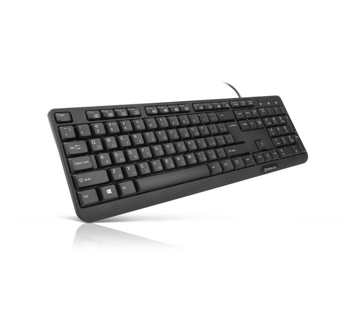 REAL-EL Клавиатура REAL-EL Standard 500 Ukr Black