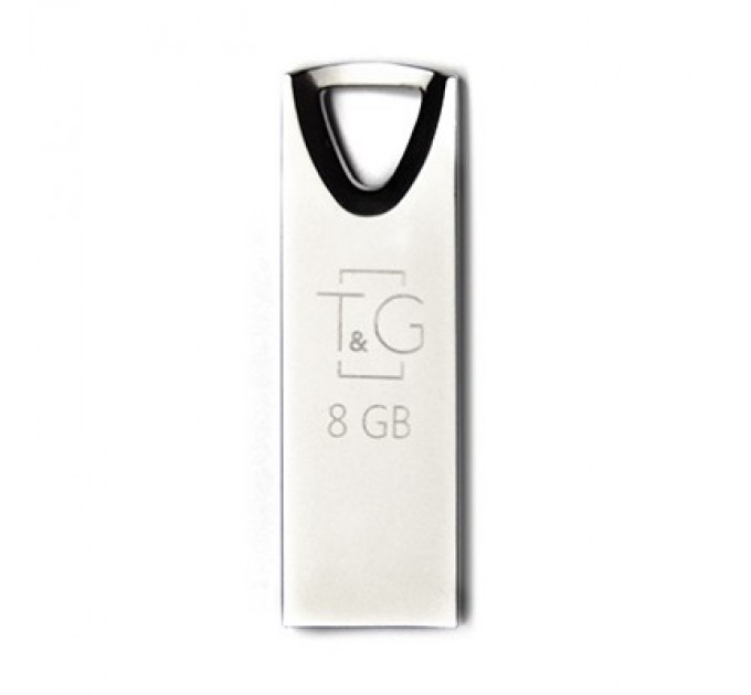 T&G Флеш-накопичувач USB 8GB T&G 117 Metal Series Silver (TG117SL-8G)