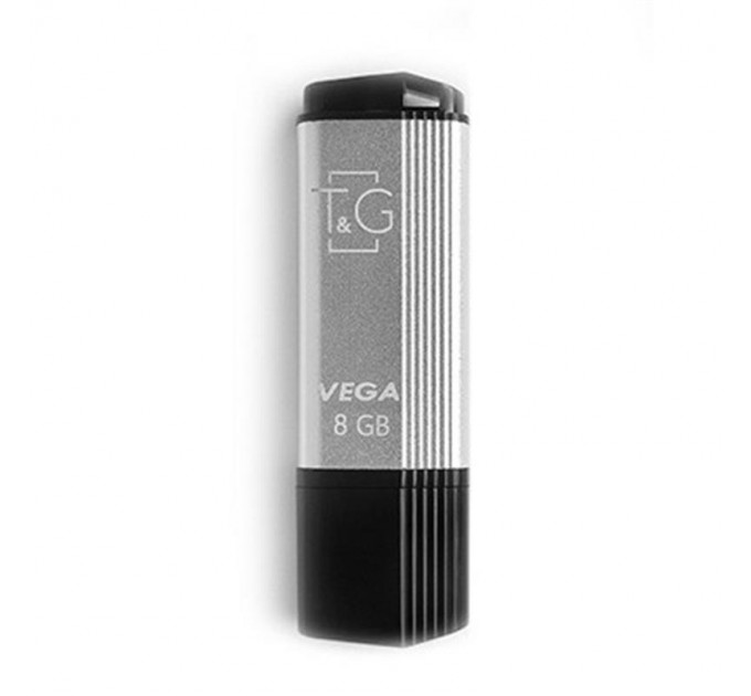 T&G Флеш-накопичувач USB 8GB T&G 121 Vega Series Silver (TG121-8GBSL)