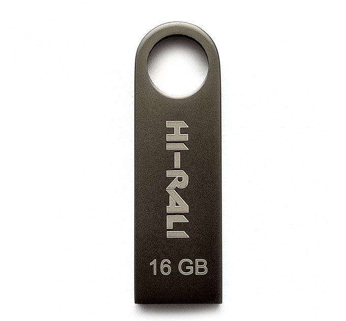 Hi-Rali Флеш-накопичувач USB 16GB Hi-Rali Shuttle Series Black (HI-16GBSHBK)