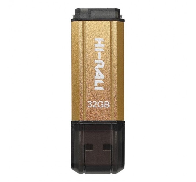 Hi-Rali Флеш-накопитель USB 32GB Hi-Rali Stark Series Gold (HI-32GBSTGD)