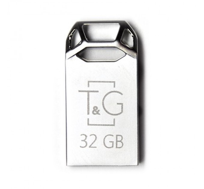 T&G Флеш-накопичувач USB 32GB T&G 110 Metal Series Silver (TG110-32G)