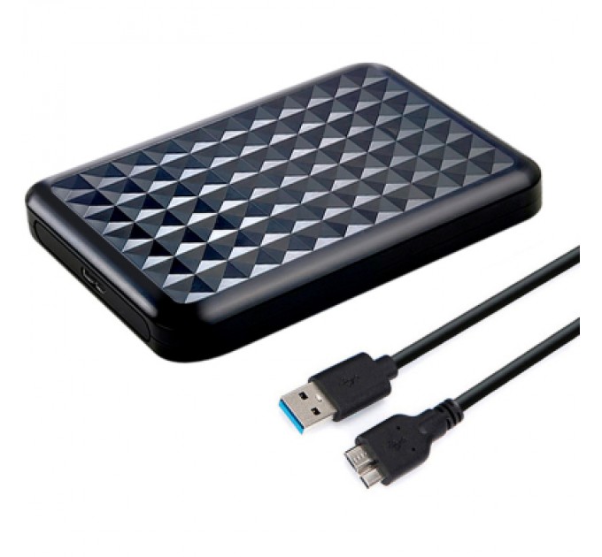 Dynamode Кишеня зовнішня Dynamode 2.5" SATA HDD/SSD USB 3.0 Black (DM-CAD-25318)