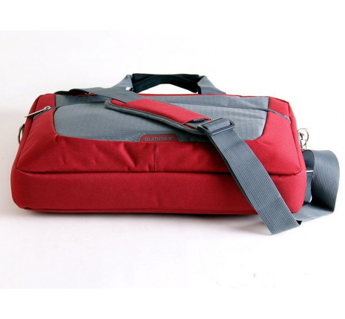 Sumdex Сумка для ноутбука Sumdex PON-318RD 16" Red/Grey