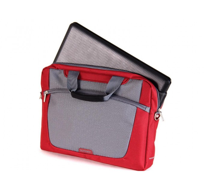 Sumdex Сумка для ноутбука Sumdex PON-318RD 16" Red/Grey