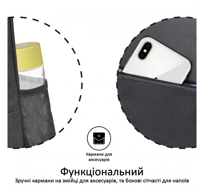 Promate Рюкзак для ноутбука Promate Alpha-BP Black