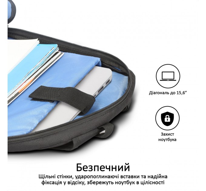 Promate Рюкзак для ноутбука Promate Alpha-BP Black