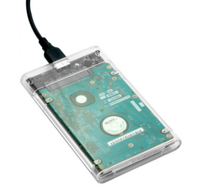 Dynamode Кишеня зовнішня Dynamode 2.5" SATA HDD/SSD USB 3.0 Transparent (DM-CAD-25316)