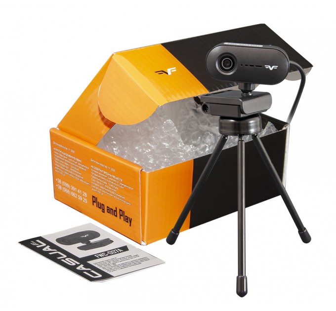 Frime Веб-камера Frime FWC-007A FHD Black с триподом