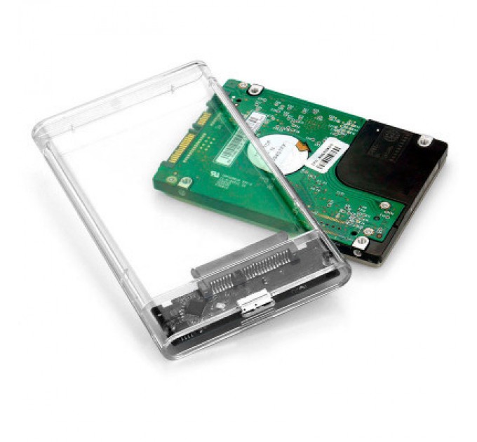 Dynamode Кишеня зовнішня Dynamode 2.5" SATA HDD/SSD USB 3.0 Transparent (DM-CAD-25316)