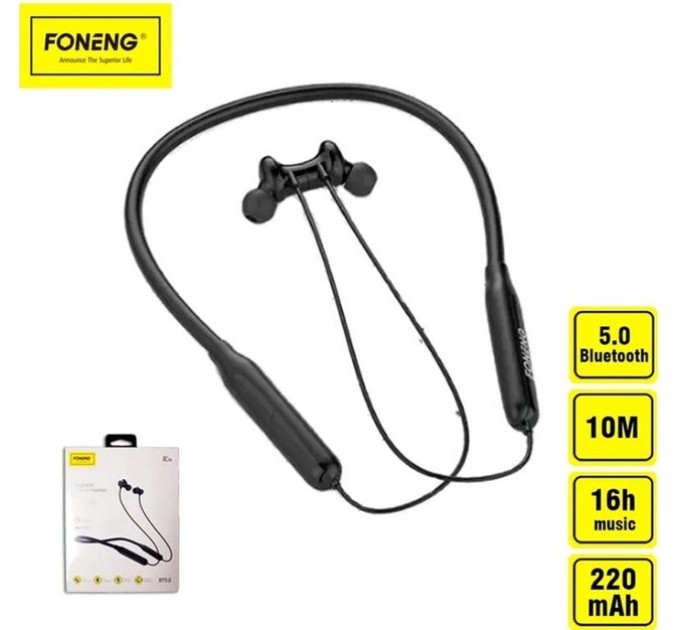 Foneng Bluetooth-гарнитура Foneng Neckband Sport BL34 (BL34-BE-N)