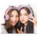 HOCO Bluetooth-гарнитура Hoco W27 Cat Ear Grey/Pink (W27GP)