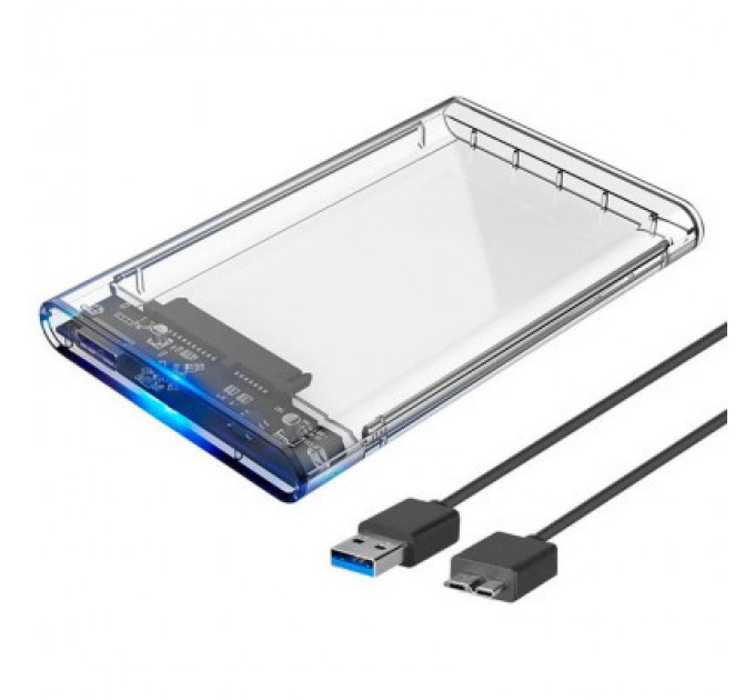 Dynamode Кишеня зовнішня Dynamode 2.5" SATA HDD/SSD USB 3.0 Transparent (DM-CAD-25316)