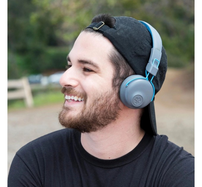 Jlab Bluetooth-гарнитура JLab Studio Wireless Grey/Blue (IEUHBASTUDIORGRYBLU4)