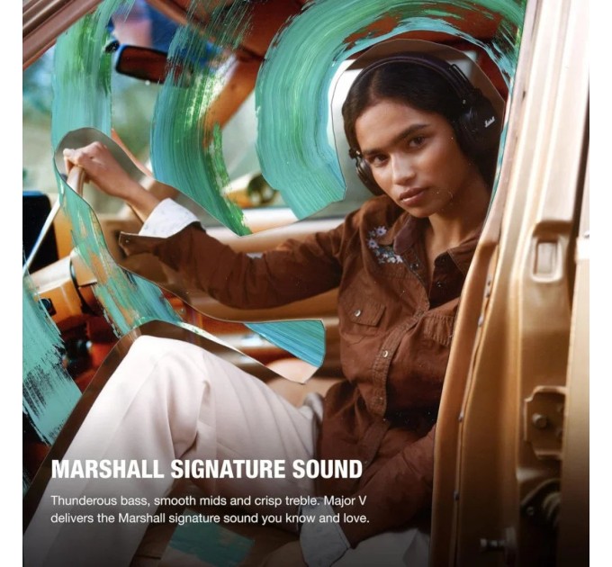 Marshall Bluetooth-гарнітура Marshall Major V Brown (1006834)