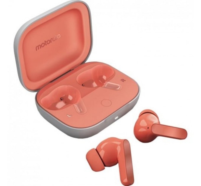 Motorola Bluetooth-гарнитура Motorola TWS Moto Buds 2024 Coral Peach (PG38C05750)