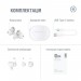 Piko Bluetooth-гарнитура Piko TWS-HalfMoon White (1283126583391)