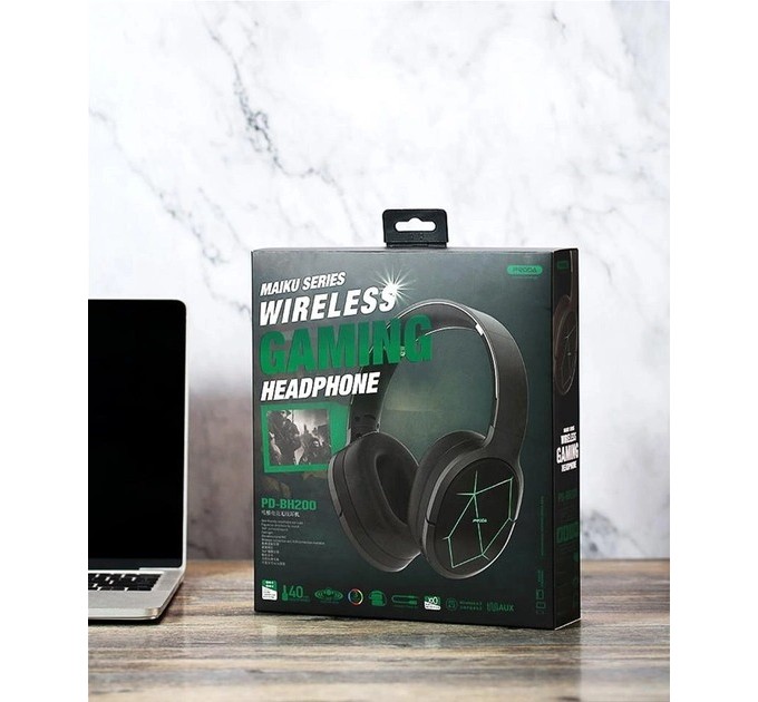 Proda Bluetooth-гарнитура Proda PD-BH200 Maiku Dark Grey (6971278725534)