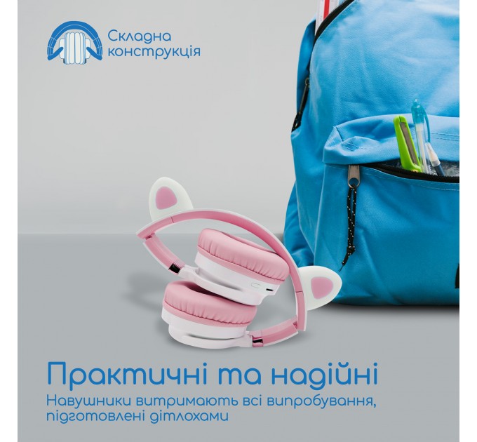 Promate Bluetooth-гарнітура Promate Panda Bubblegum