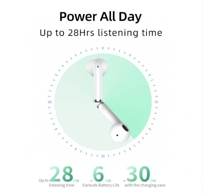 QCY_ Bluetooth-гарнітура QCY AilyBuds Lite White_