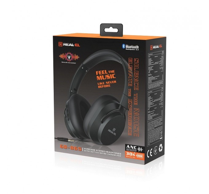 REAL-EL Bluetooth-гарнітура REAL-EL GD-865 Dark Green