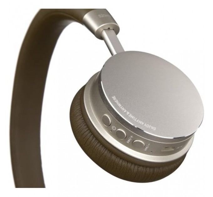 Remax Bluetooth-гарнитура Remax RB-520HB Gold (6954851284857)