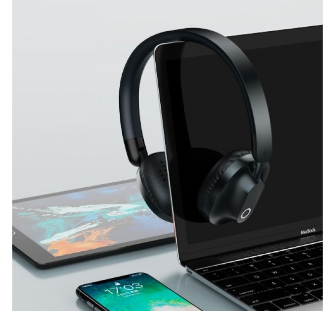 Remax Bluetooth-гарнитура Remax RB-550HB HiFi Black (6954851229988)