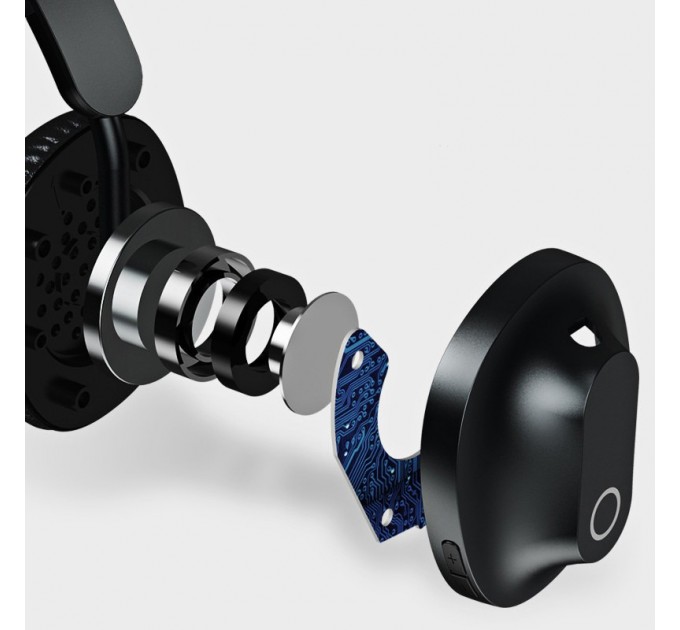 Remax Bluetooth-гарнитура Remax RB-550HB HiFi Black (6954851229988)