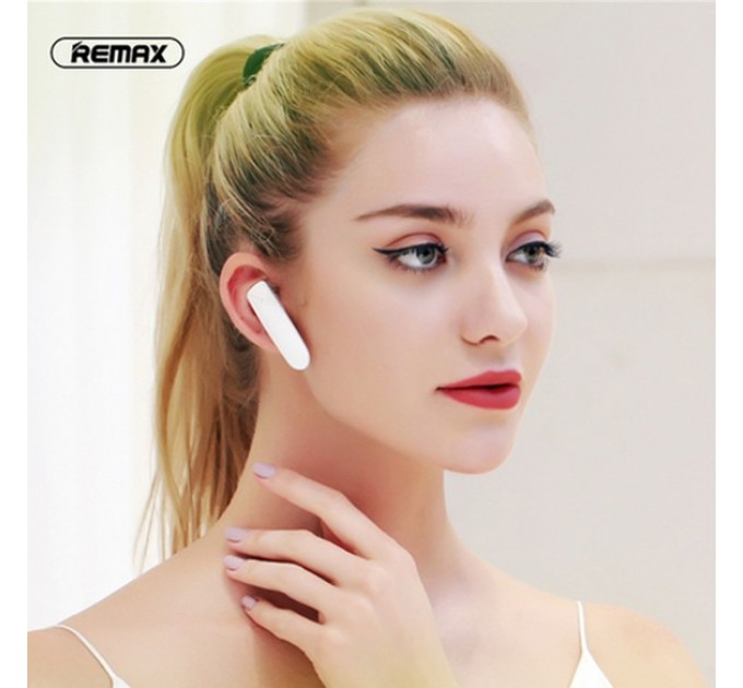 Remax Bluetooth-гарнитура Remax RB-T1 White (6954851295457)