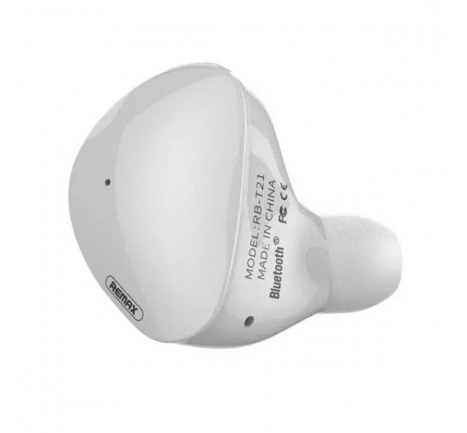 Remax Bluetooth-гарнитура Remax RB-T21 White (6954851287896)