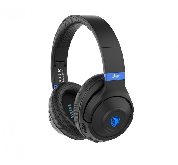 Sades Bluetooth-гарнитура Sades SA-205 Whisper Black/Blue (sa205bkb)