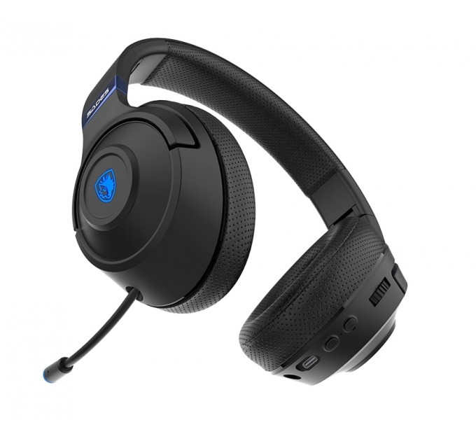 Sades Bluetooth-гарнитура Sades SA-205 Whisper Black/Blue (sa205bkb)