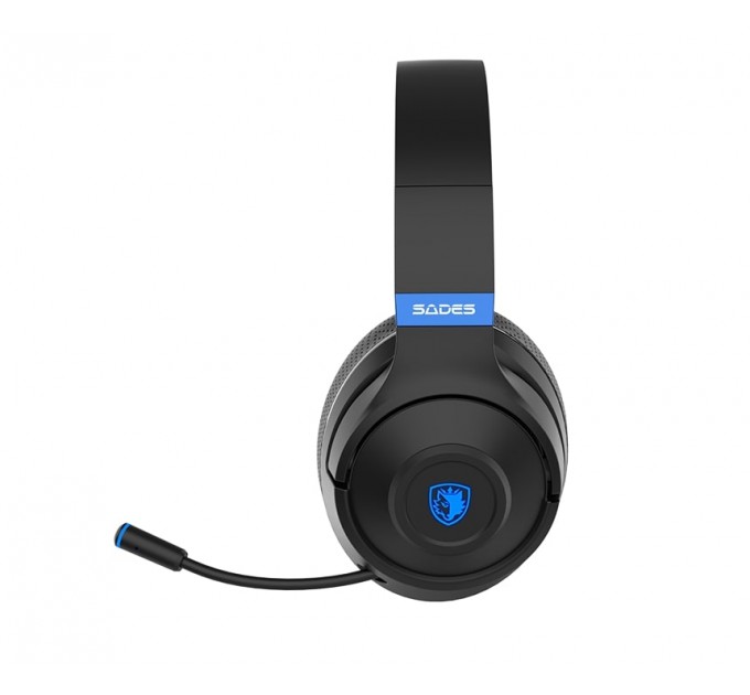 Sades Bluetooth-гарнитура Sades SA-205 Whisper Black/Blue (sa205bkb)