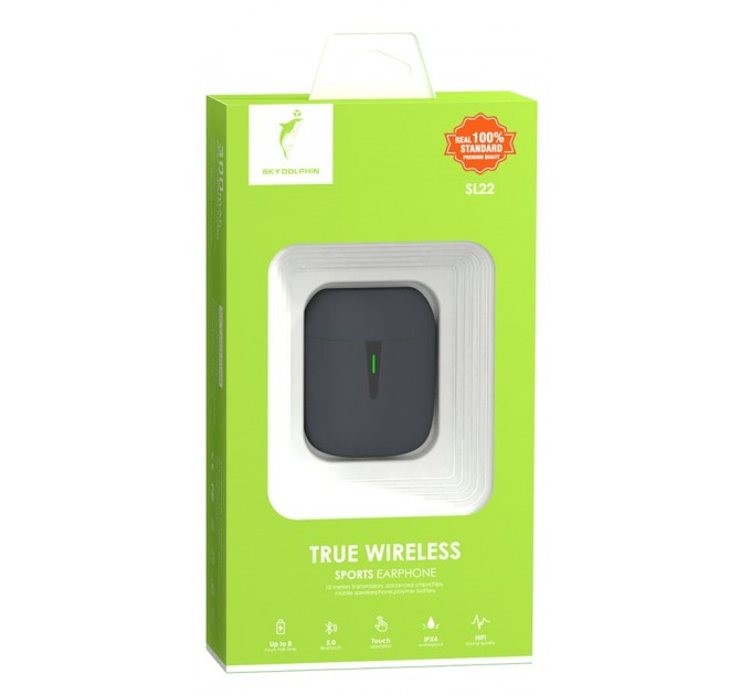SkyDolphin Bluetooth-гарнитура SkyDolphin TWS SL22 Black (BTE-000178)