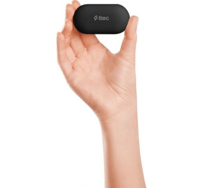 Ttec Bluetooth-гарнитура Ttec AirBeat Free True Wireless Headsets Black (2KM133S)