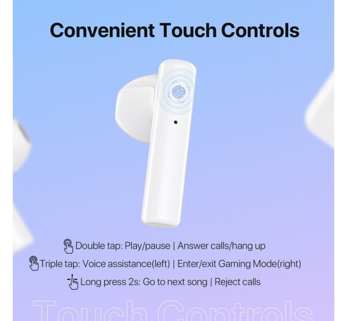 Umidigi_ Bluetooth-гарнитура Umidigi AirBuds U White_