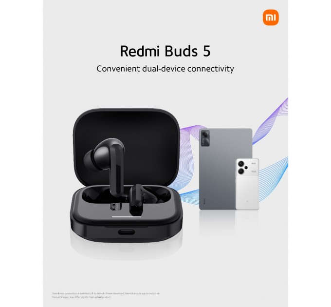 Xiaomi_ Bluetooth-гарнитура Xiaomi Redmi Buds 5 Black (BHR7627GL)_