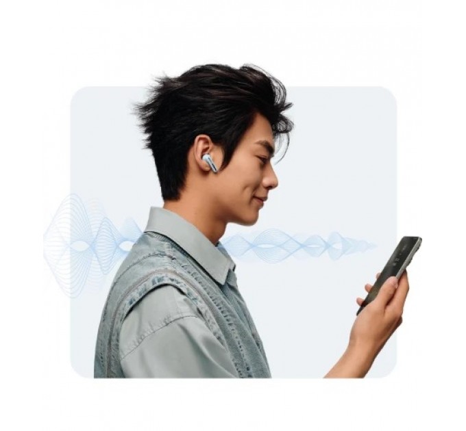 Xiaomi Bluetooth-гарнітура Xiaomi Redmi Buds 6 Active Transparent Blue (BHR8394GL)