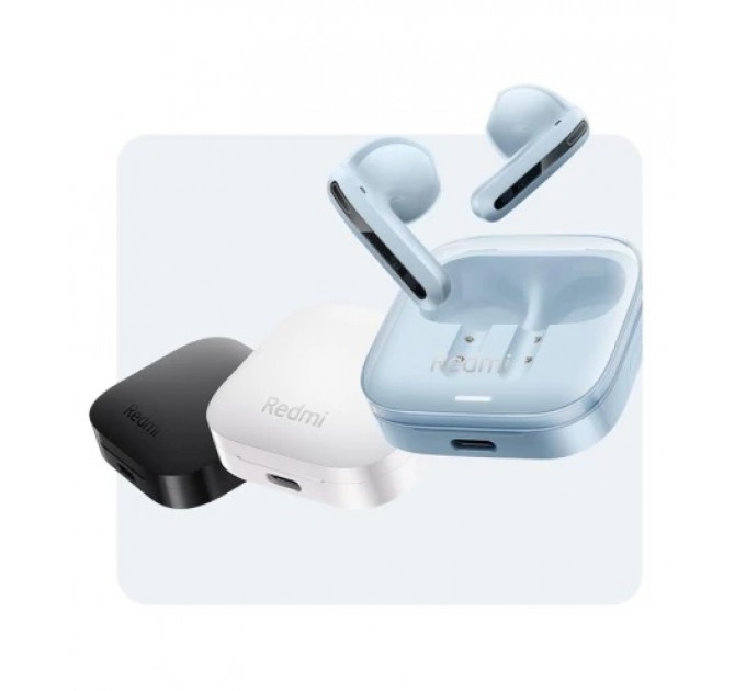 Xiaomi Bluetooth-гарнітура Xiaomi Redmi Buds 6 Active Transparent Blue (BHR8394GL)