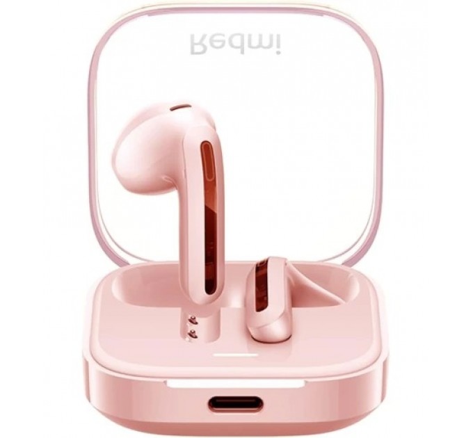Xiaomi Bluetooth-гарнітура Xiaomi Redmi Buds 6 Active Transparent Pink (BHR8395GL)