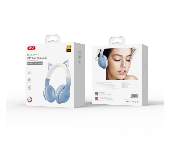 XO Bluetooth-гарнітура XO BE38 Blue (BE38.blue)