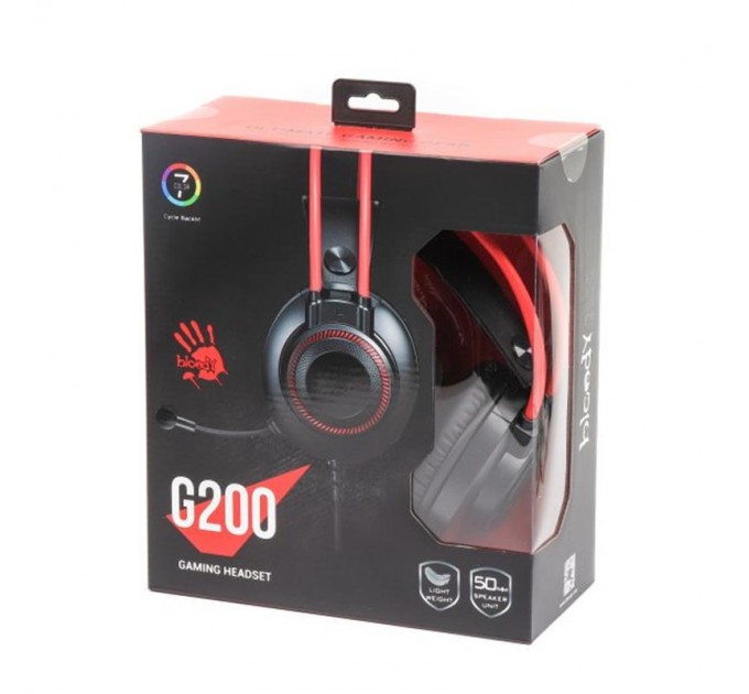 A4Tech Гарнітура A4Tech Bloody G200 Black/Red