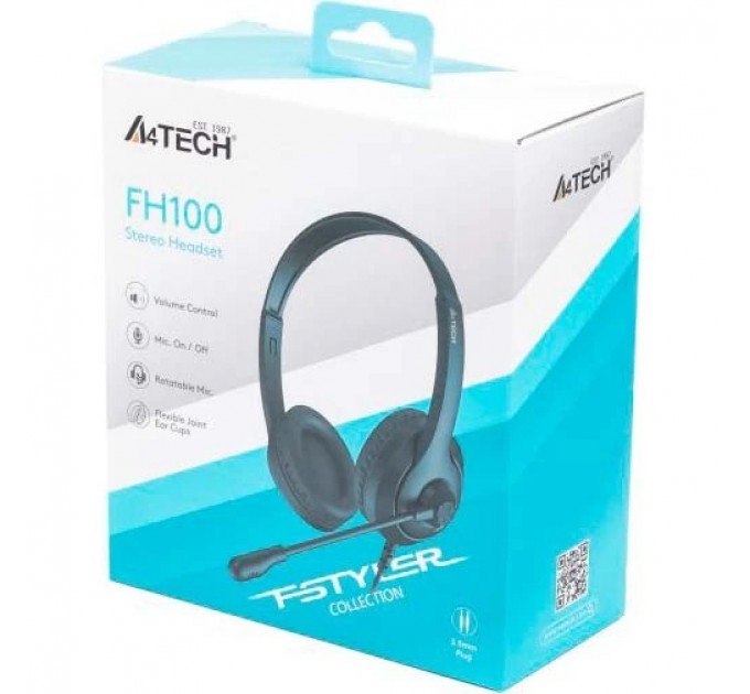 A4Tech Гарнитура A4Tech FH100 Stone Black
