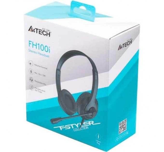 A4Tech Гарнитура A4Tech FH100i Stone Black