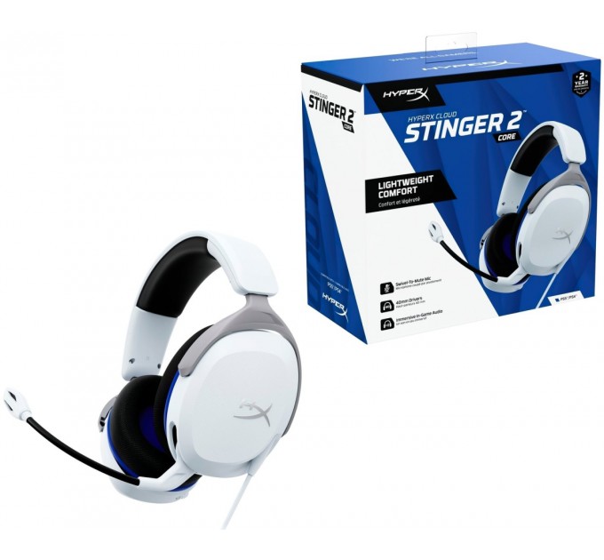 HyperX Гарнитура HyperX Cloud Stinger 2 для PS5/PS4 White (75X29AA)