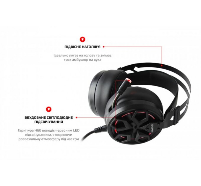 Motospeed Гарнитура Motospeed H60 Black (mth60)