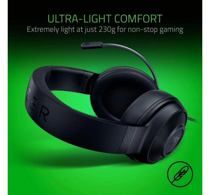 Razer Гарнітура Razer Kraken X Lite Black (RZ04-02950100-R381)